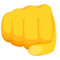 Oncoming Fist emoji on Messenger